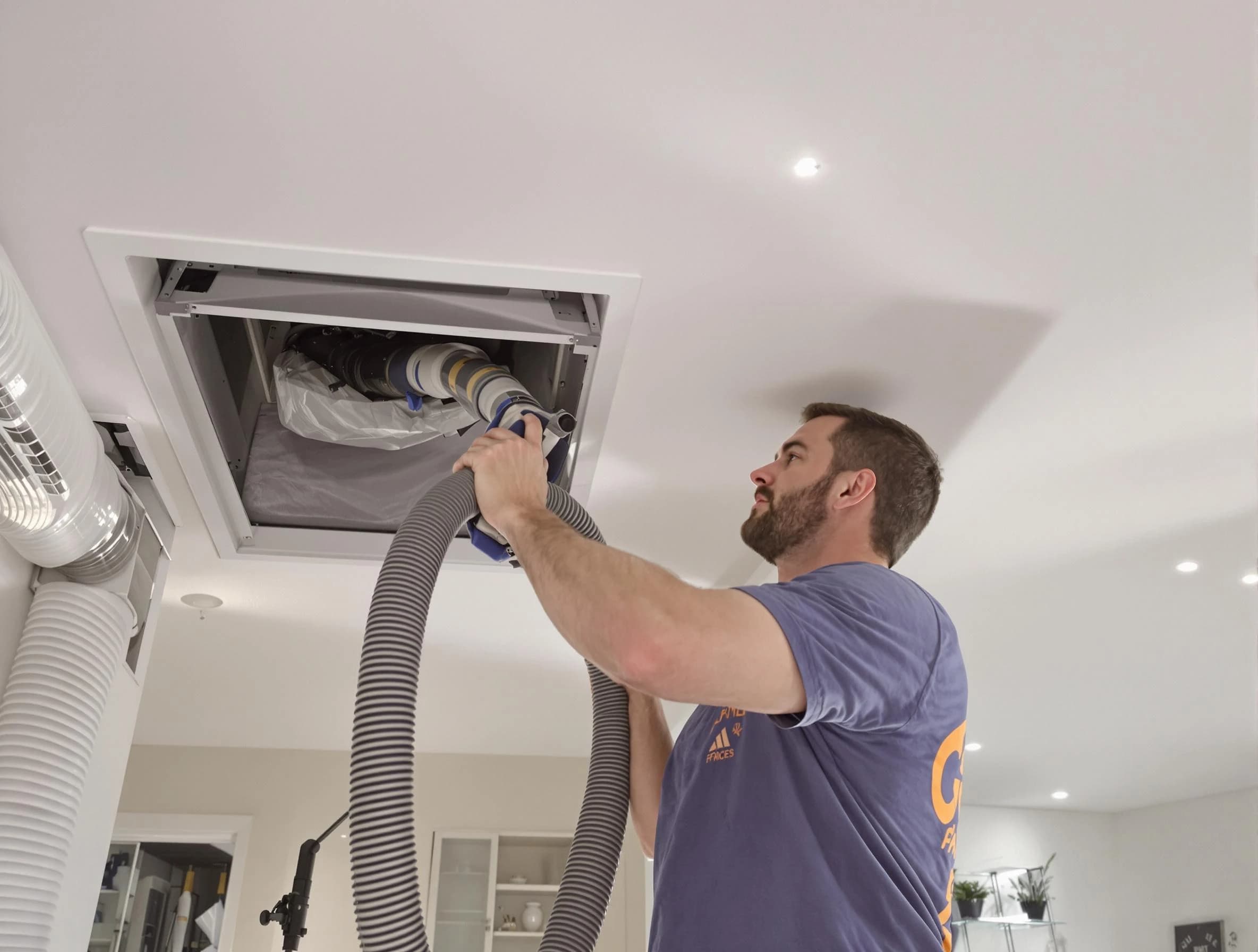 Precision indoor duct cleaning by Riverside Air Duct Cleaning in Riverside