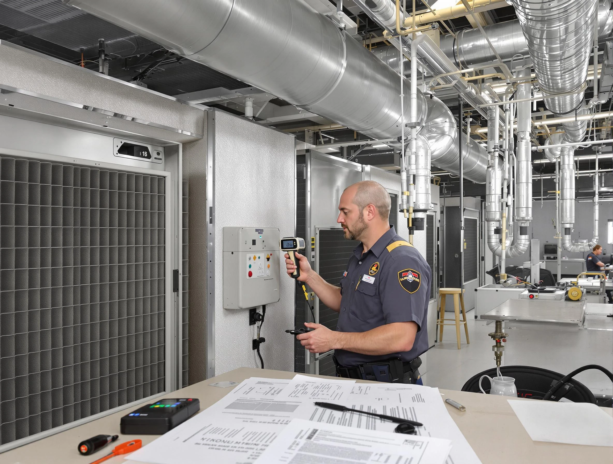 Professional filter system inspection by Riverside Air Duct Cleaning in Riverside