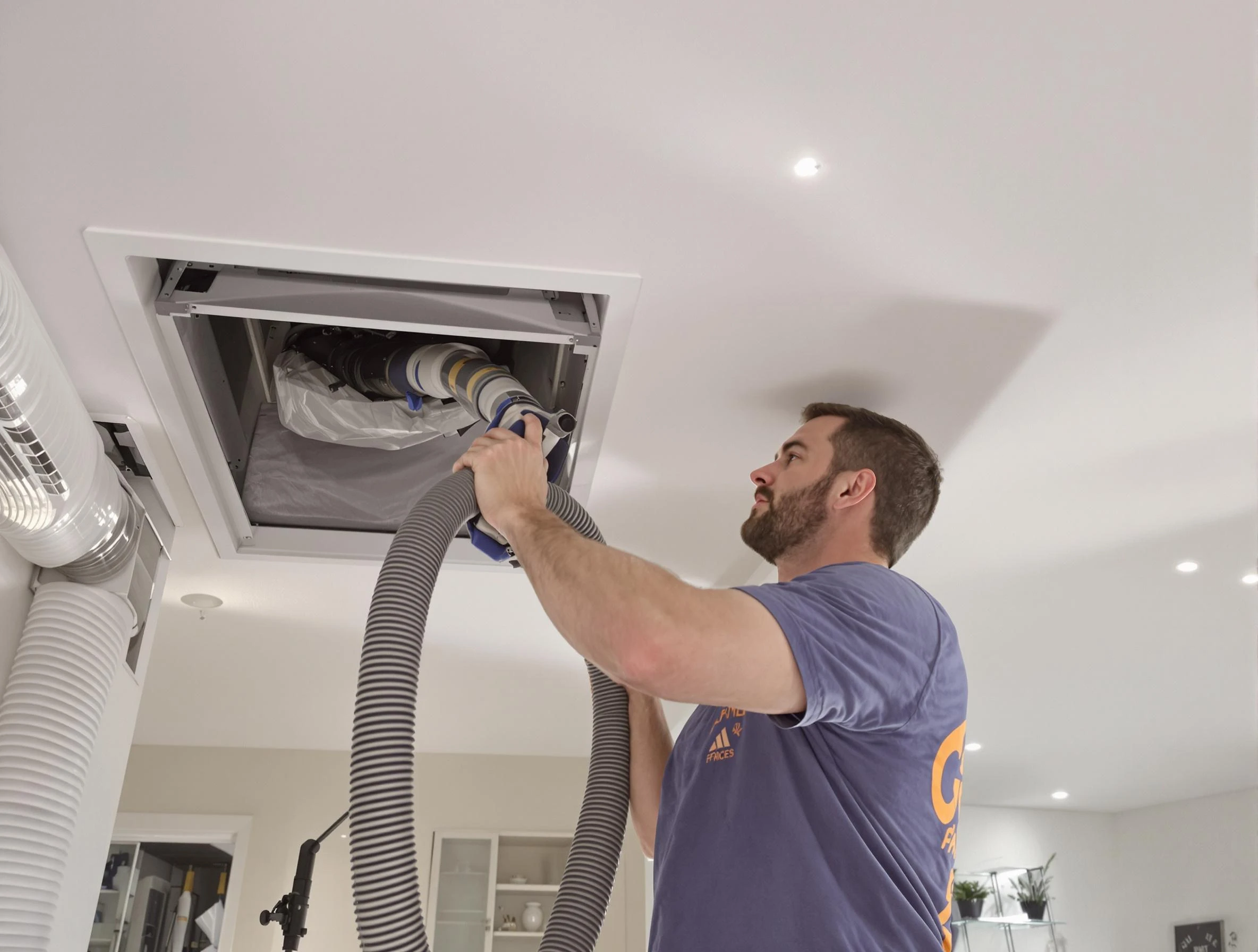 Precision indoor duct cleaning by Riverside Air Duct Cleaning in Riverside