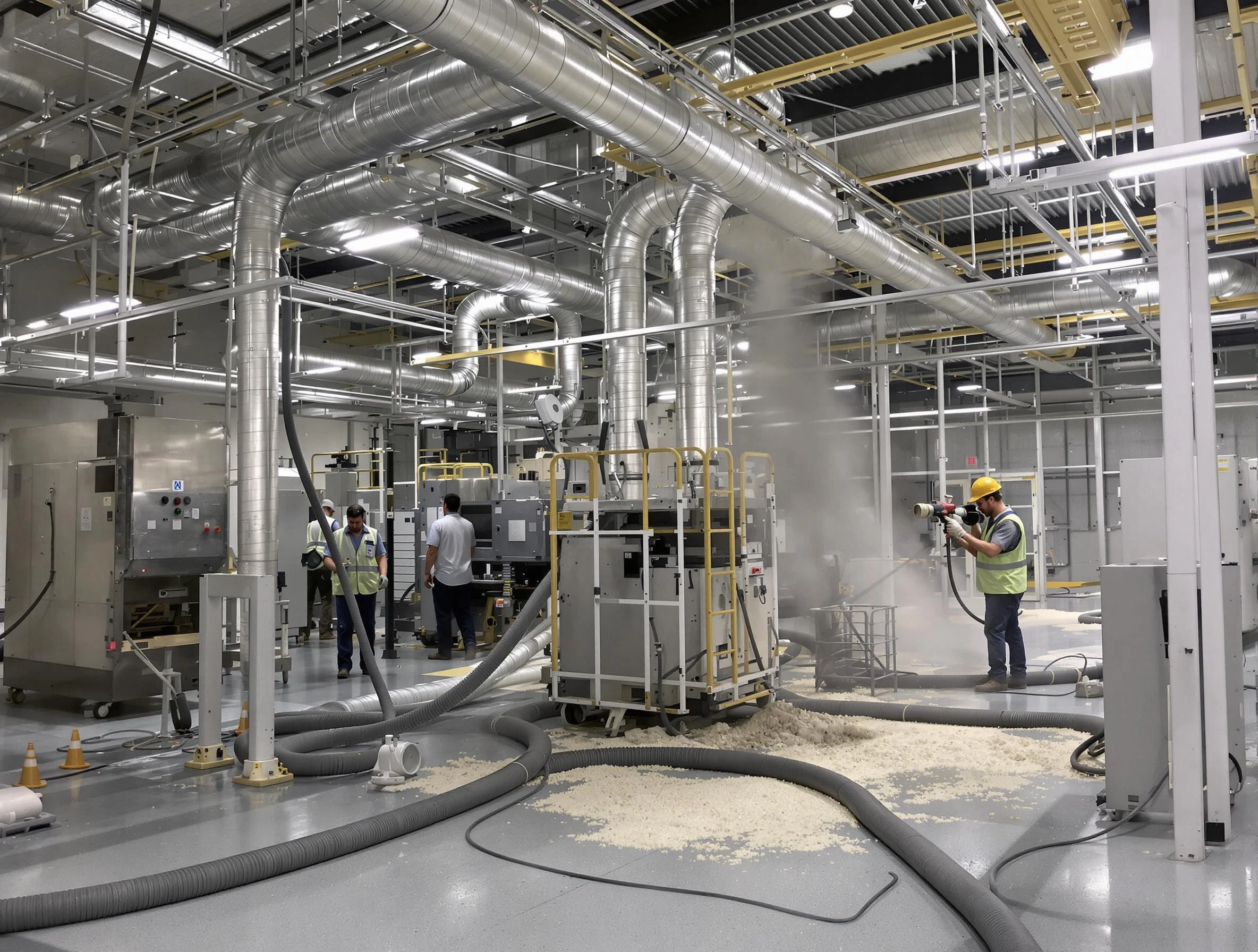 Heavy-duty industrial duct cleaning by Riverside Air Duct Cleaning in Riverside